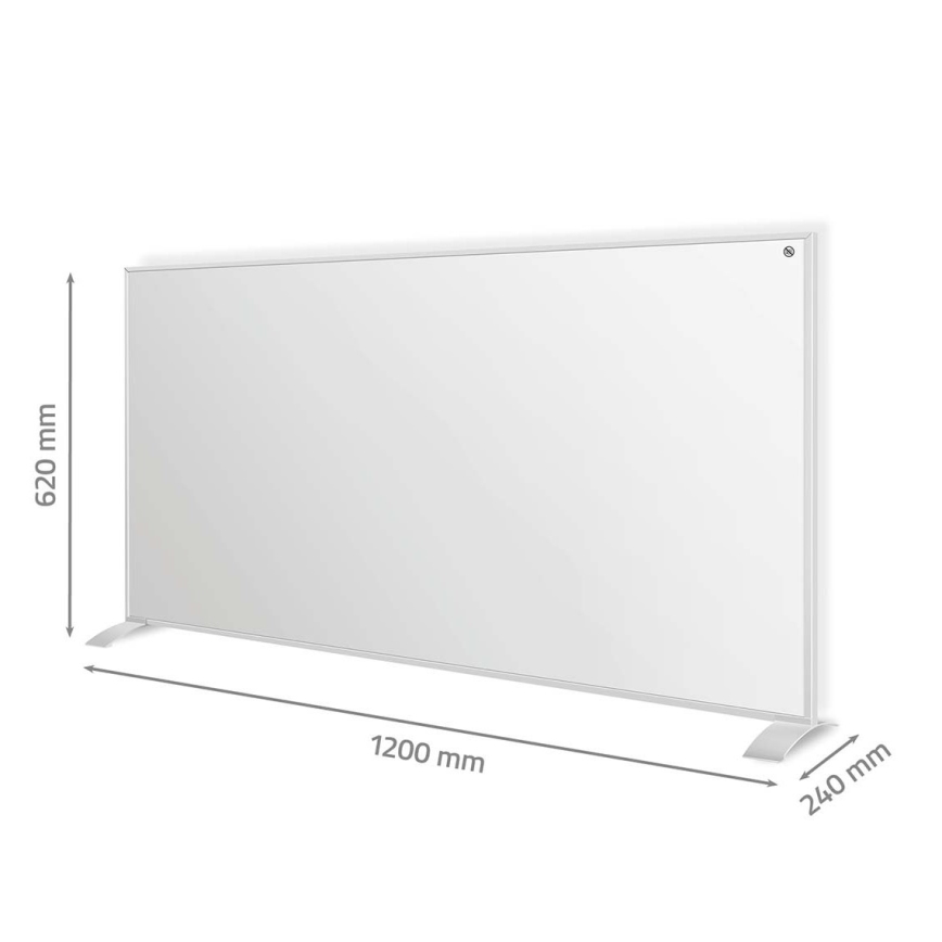 Panou de încălzire cu infraroșu 700W/230V 120x62 cm IP44 Wi-Fi Tuya + telecomandă