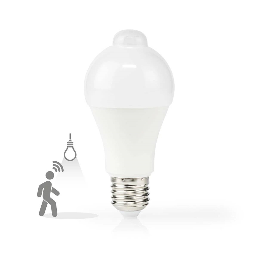 Bec LED cu senzor de mișcare și de amurg A60 E27/4,9W/230V 3000K