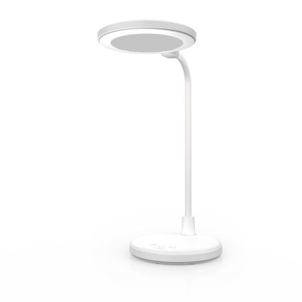 Lampă LED tactilă reîncărcabilă cu oglindă, reglabilă, 6W, 1200 mAh, 3000/4000/5700K, CRI 90, albă