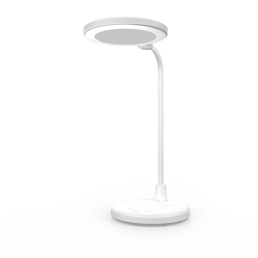 Lampă LED tactilă reîncărcabilă cu oglindă, reglabilă, 6W, 1200 mAh, 3000/4000/5700K, CRI 90, albă