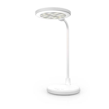 Lampă LED tactilă reîncărcabilă cu oglindă, reglabilă, 6W, 1200 mAh, 3000/4000/5700K, CRI 90, albă