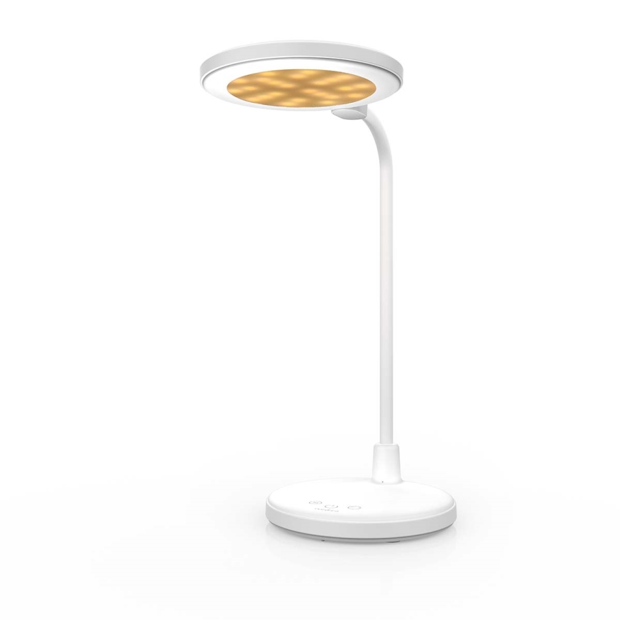 Lampă LED tactilă reîncărcabilă cu oglindă, reglabilă, 6W, 1200 mAh, 3000/4000/5700K, CRI 90, albă