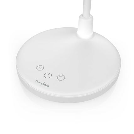 Lampă LED tactilă reîncărcabilă cu oglindă, reglabilă, 6W, 1200 mAh, 3000/4000/5700K, CRI 90, albă