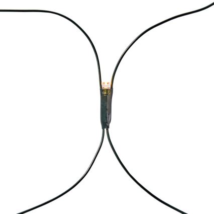 Perdea LED pentru exterior 160xLED/7 funcții 5m IP44 alb cald