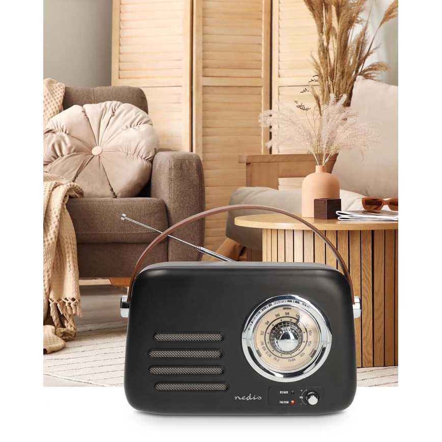 Radio retro FM 3W/5V 1500 mAh
