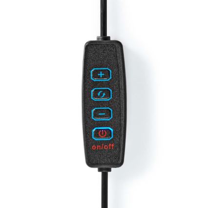 Lampă LED reglabilă cu picior și suport pentru vlog, LED/6W/USB 2700-6700K