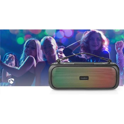 Boxă portabilă LED RGB cu încărcare, 45W/3000 mAh, IPX5