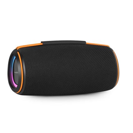 Boxă portabilă reîncărcabilă cu LED, 60W/2000 mAh, IPX4, neagră