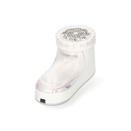 Îndepărtător de scame reîncărcabil 500 mAh, alb
