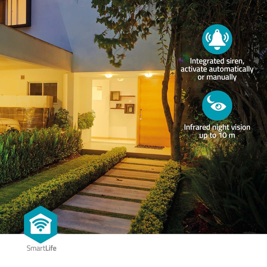 Cameră de supraveghere inteligentă 3 MP (1296p) Full HD, baterie 6700 mAh, Wi-Fi, Tuya, IP65