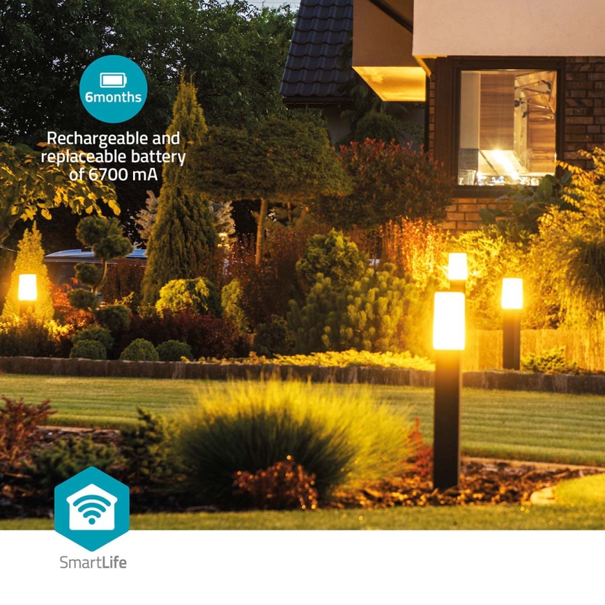 Cameră de supraveghere inteligentă 3 MP (1296p) Full HD, baterie 6700 mAh, Wi-Fi, Tuya, IP65