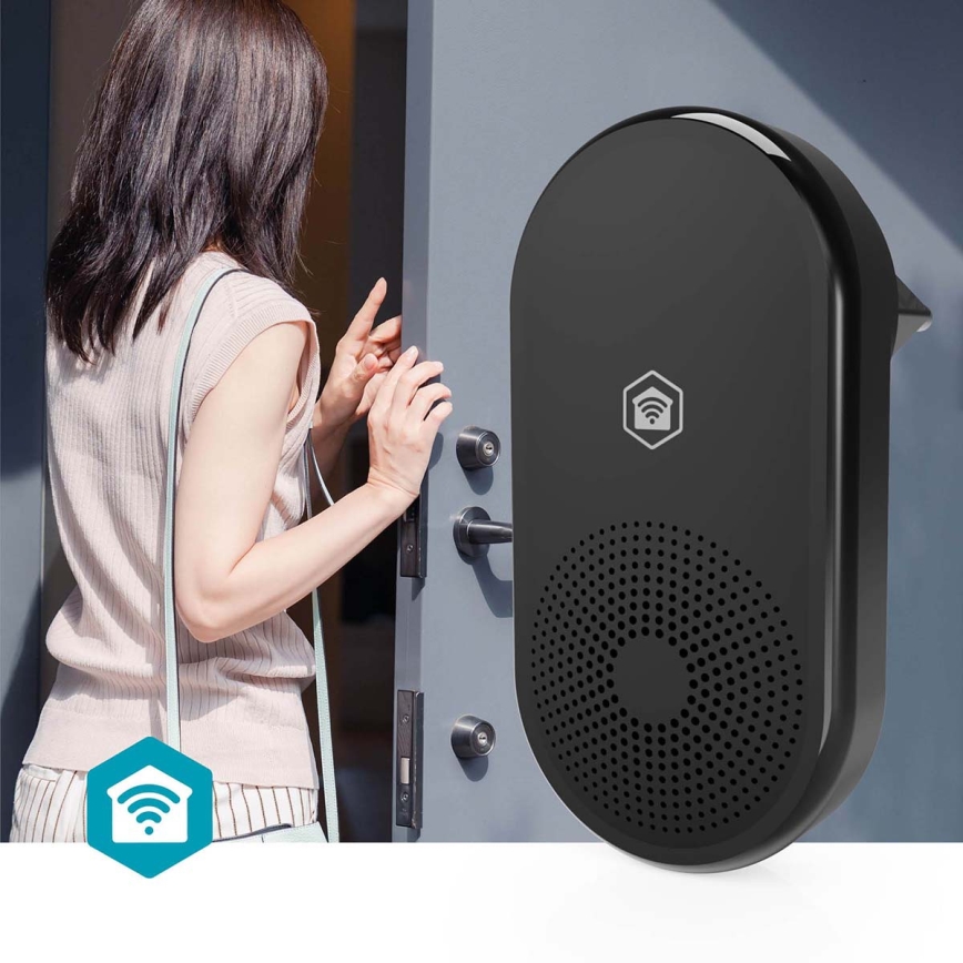 Gong pentru sonerie SmartLife Wi-Fi, negru