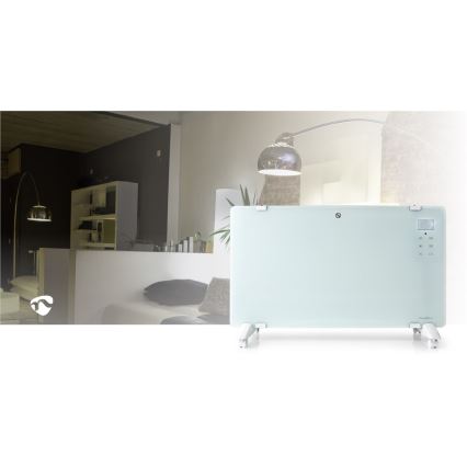 Convector electric 2000 W/230 V, Wi‑Fi, IP24, cu termostat