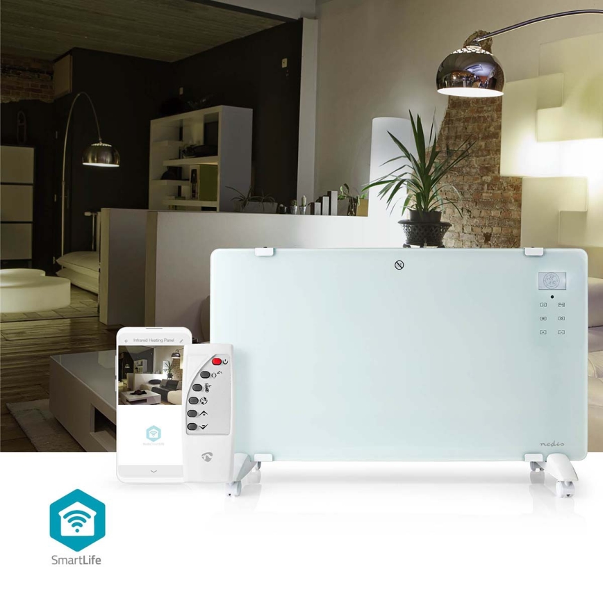 Convector electric 2000 W/230 V, Wi‑Fi, IP24, cu termostat