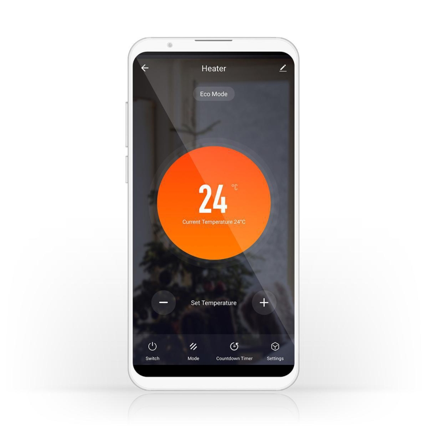 Convector electric 2000 W/230 V, Wi‑Fi, IP24, cu termostat