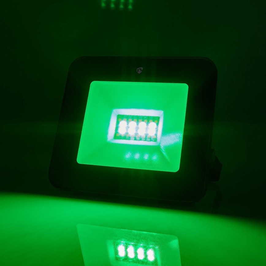 Proiector LED RGBW dimabil cu priză SmartLife, 20W/230V, Wi-Fi, IP65, 2700-6500K