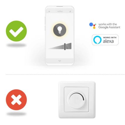 Proiector LED RGBW dimabil cu priză SmartLife, 20W/230V, Wi-Fi, IP65, 2700-6500K