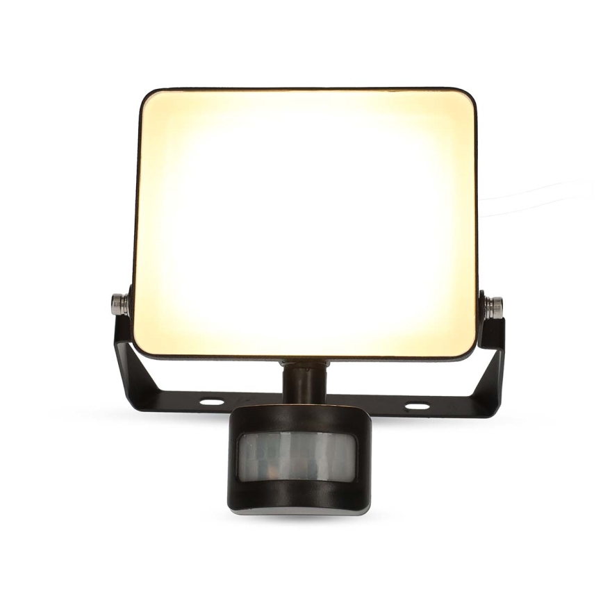 Proiector LED dimmabil cu senzor de mișcare și priză SmartLife LED/20W/230V 3000-6500K IP44 Wi-Fi