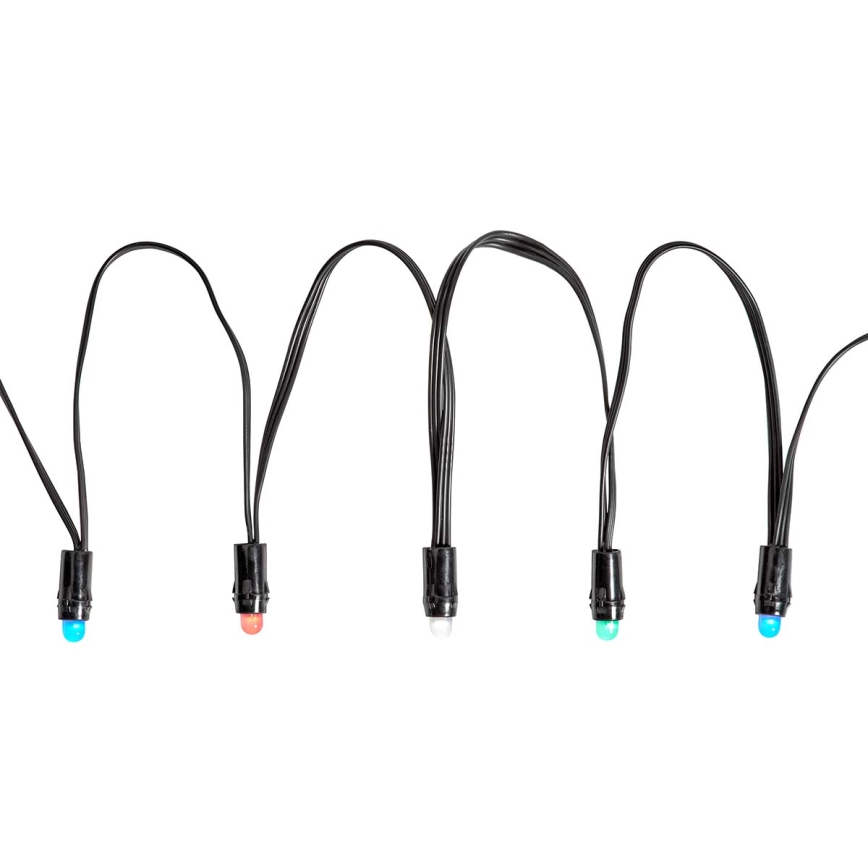 Șir luminos LED RGB exterior pentru Crăciun 48xLED 13,8m IP65 Wi-Fi Tuya