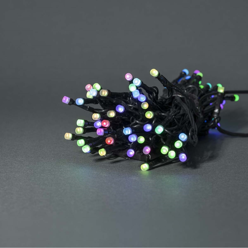 Ghirlandă LED RGB pentru exterior, 42 LED, 8 funcții, 8 m, IP65, Wi-Fi Tuya