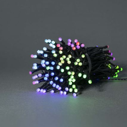 Ghirlandă LED RGB pentru exterior, 84 LED-uri/8 funcții, 13m, IP65, Wi-Fi Tuya