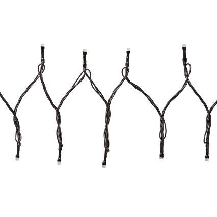 Șir luminos LED RGB exterior pentru Crăciun 84xLED/8 funcții 13m IP65 Wi-Fi Tuya