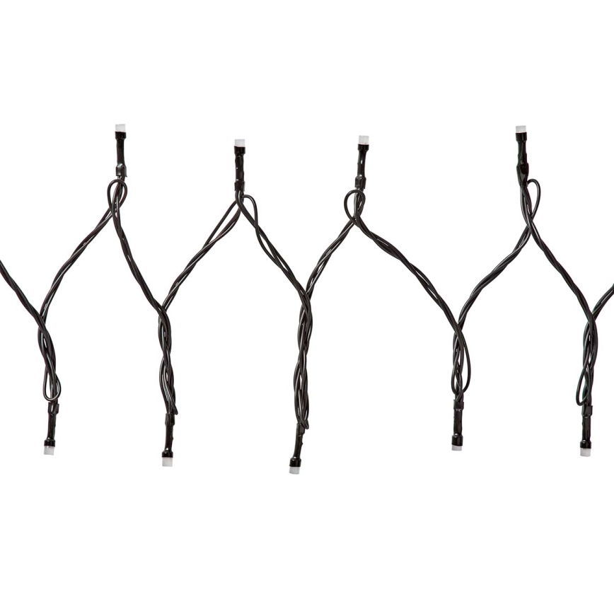 Șir luminos LED RGB exterior pentru Crăciun 84xLED/8 funcții 13m IP65 Wi-Fi Tuya