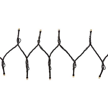 Șir luminos LED exterior Crăciun 100xLED/8 funcții 15m IP65 Wi-Fi Tuya alb cald