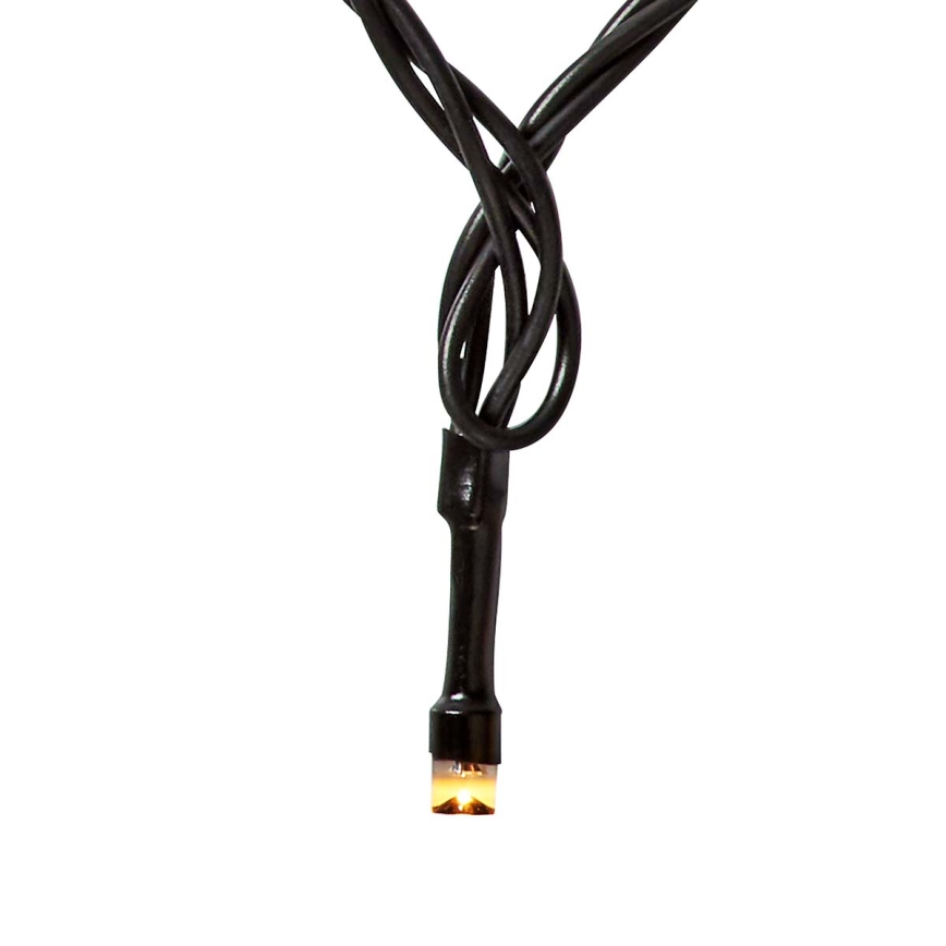 Șir luminos LED exterior Crăciun 100xLED/8 funcții 15m IP65 Wi-Fi Tuya alb cald