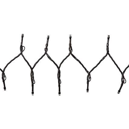 Șir luminos LED exterior de Crăciun 400xLED/8 funcții 25m IP65 Wi-Fi Tuya alb cald