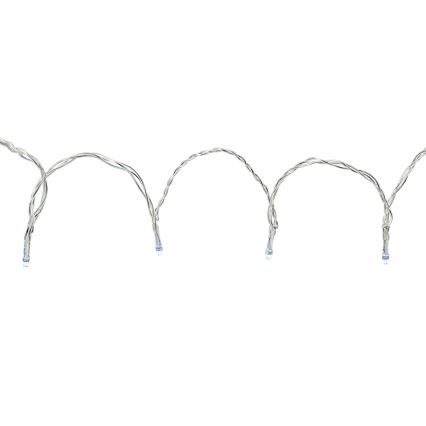 Perdea luminoasă LED de Crăciun, 200 LED, 11 funcții, 6 m, IP65, Wi‑Fi Tuya, alb reglabil (cald–rece)