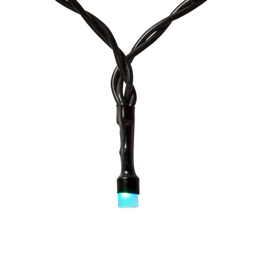 Cortină luminoasă LED RGB, 240 LED, 11 funcții, 8 m, IP65, Wi‑Fi Tuya
