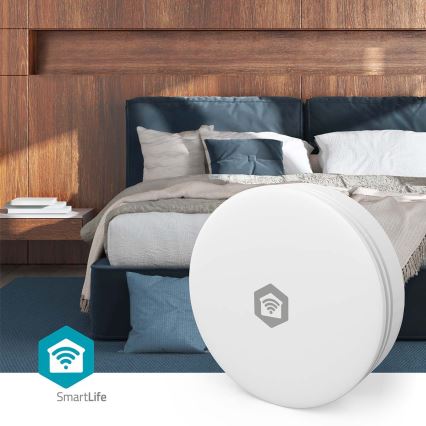 Monitor inteligent pentru calitatea aerului SmartLife – Wi‑Fi, compatibil Tuya