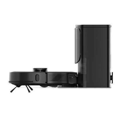 Aspirator robot inteligent cu mop SmartLife 5200 mAh Wi-Fi Tuya negru + telecomandă