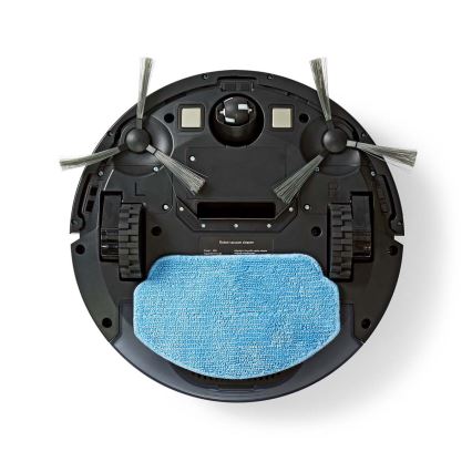 Aspirator robot inteligent cu mop 28W/2500 mAh Wi-Fi negru + telecomandă