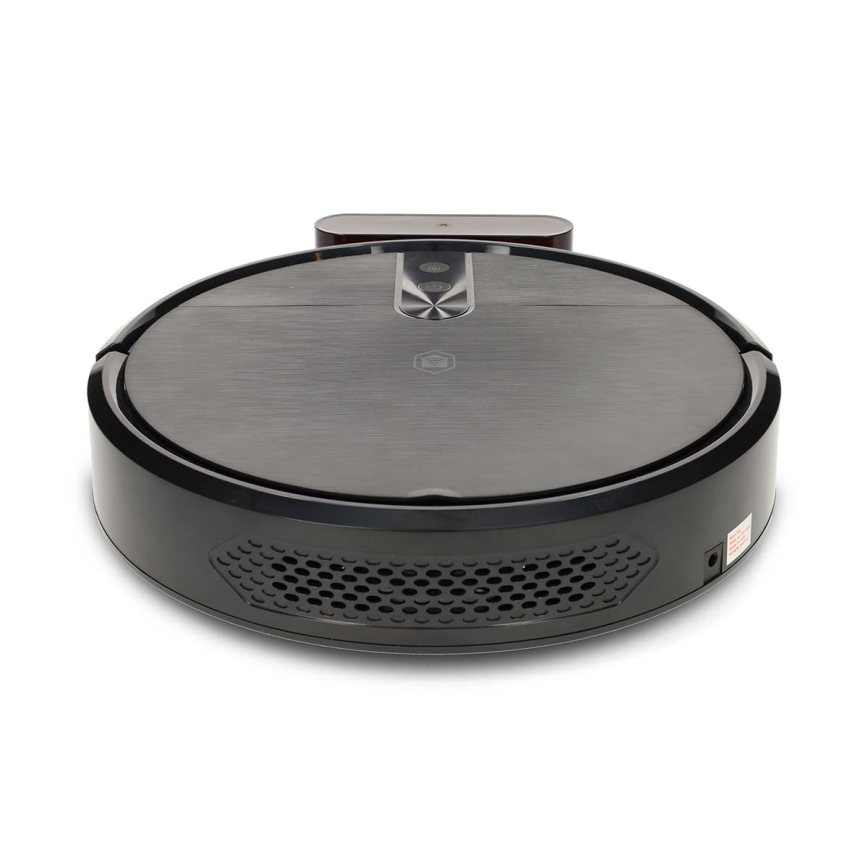 Aspirator robot inteligent SmartLife cu mop, 2600 mAh, Wi‑Fi Tuya, negru + telecomandă