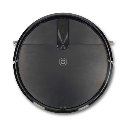 Aspirator robot inteligent SmartLife cu mop, 2600 mAh, Wi‑Fi Tuya, negru + telecomandă