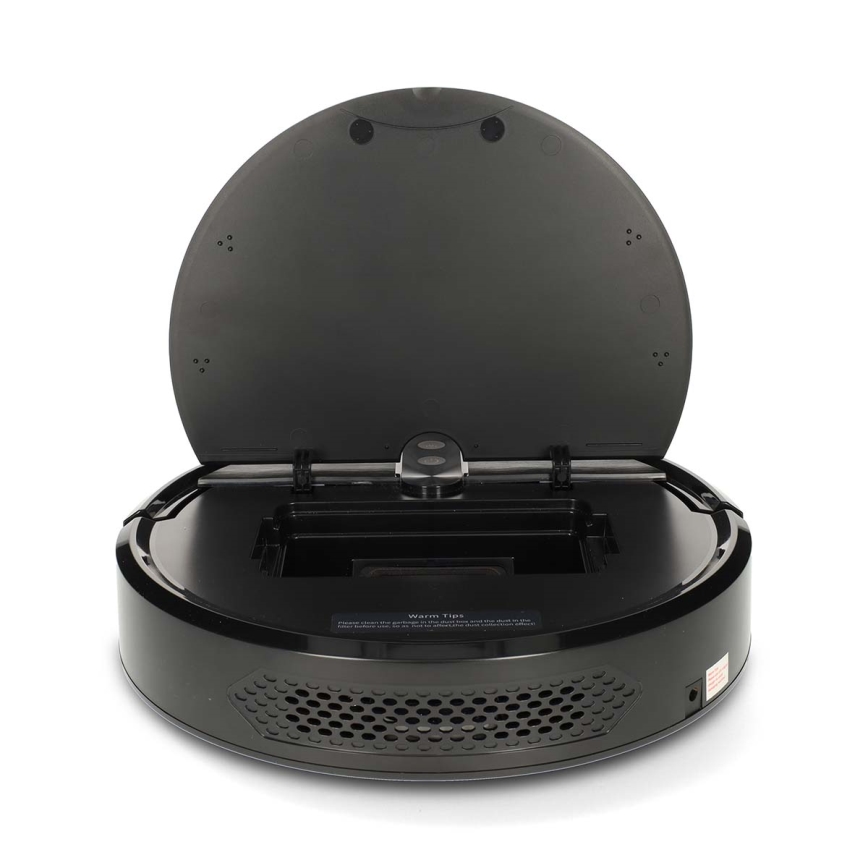 Aspirator robot inteligent SmartLife cu mop, 2600 mAh, Wi‑Fi Tuya, negru + telecomandă