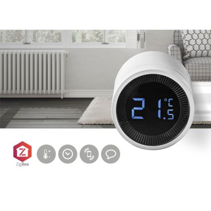 Control inteligent al radiatoarelor LED ZigBee 2xAA