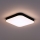 NEMO Plafonieră LED, 11 W, 230 V, 26 x 26 cm, negru