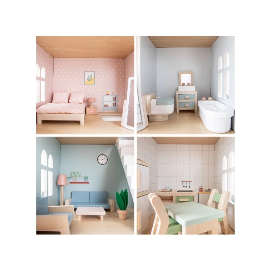 New Classic Toys - Casă de păpuși din lemn