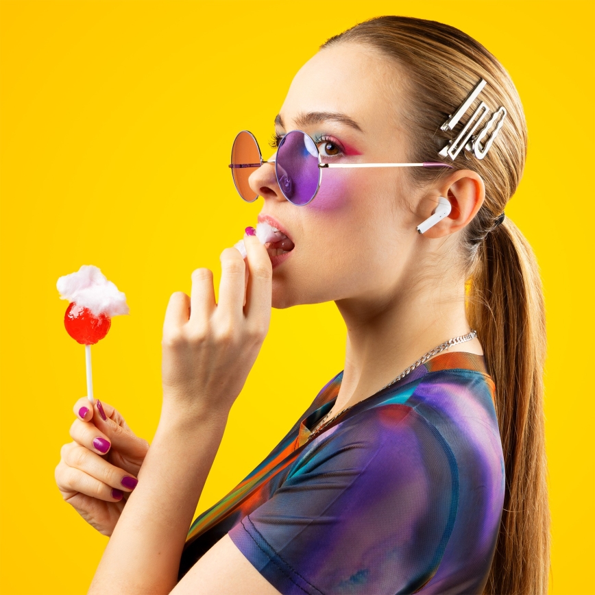 Niceboy Beans 4 - Căști wireless 300 mAh + 2x 35 mAh IPX4 alb