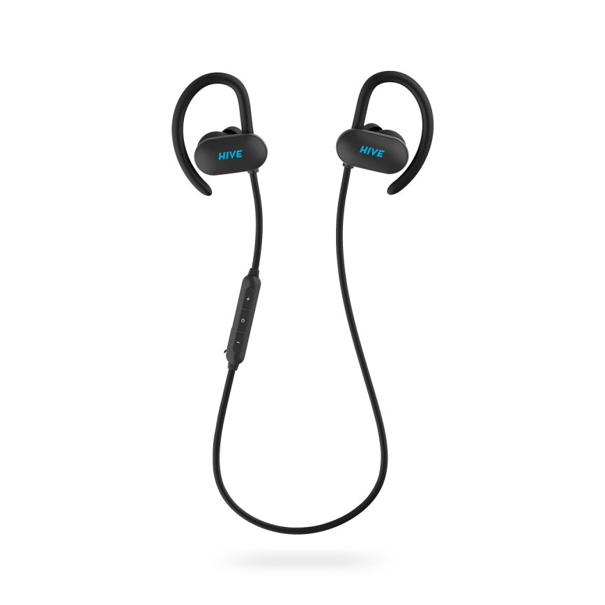 Niceboy HIVE Sport 2 - căști sport cu microfon, IPX5, negru