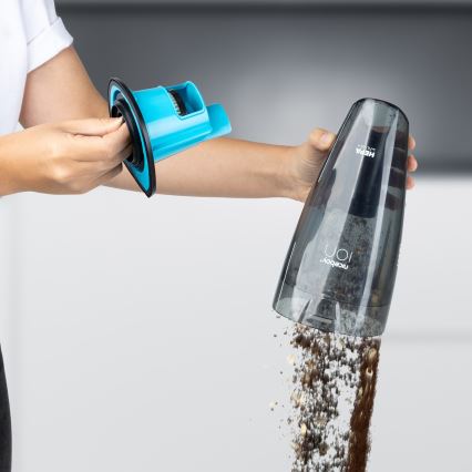 Niceboy ION Hurricane R1 - Aspirator portabil reîncărcabil 50W/2200 mAh alb/albastru