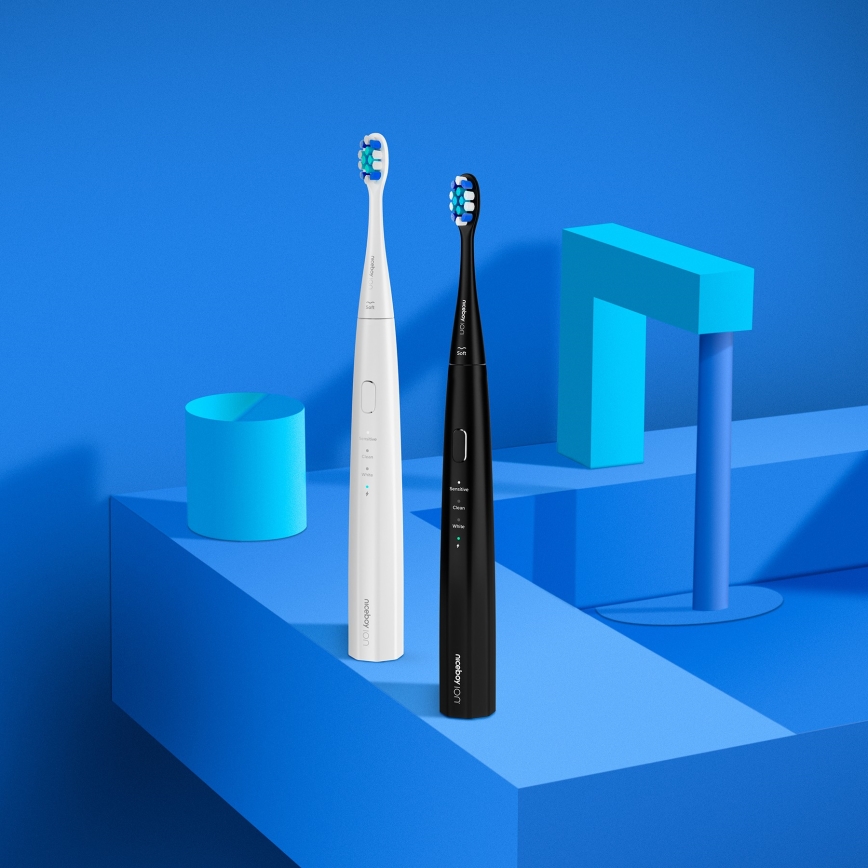 Niceboy ION Sonic Lite - Periuță de dinți sonică 500 mAh IPX7 albă