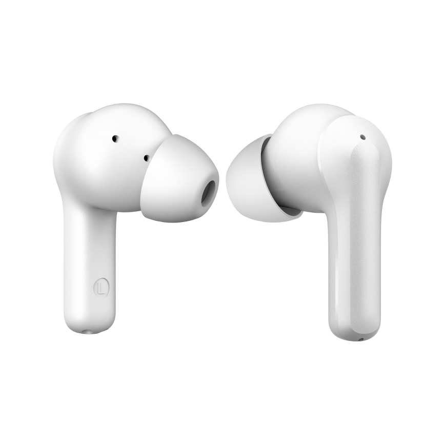 Niceboy Pins 4 - Căști wireless cu ANC 400 mAh + 2x 50 mAh IPX4 alb