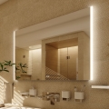 NIMCO ZP 11003VX - Oglindă LED de baie dimabilă, 21W/230V, 3000-6500K, 70x80 cm, IP44