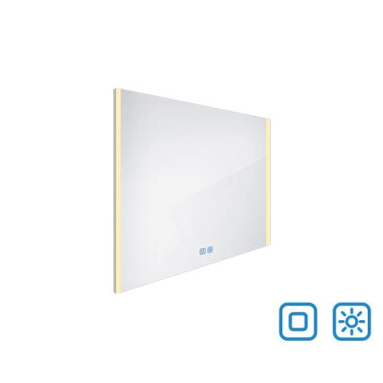 NIMCO ZP 11003VX - Oglindă LED de baie dimabilă, 21W/230V, 3000-6500K, 70x80 cm, IP44