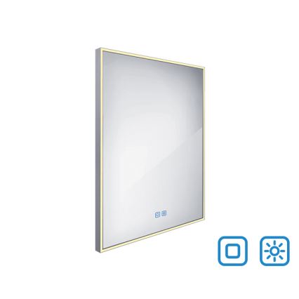 NIMCO ZP 13002VX - Oglindă LED de baie cu iluminare din spate, reglabilă, 41W/230V, 3000-6500K, 80x60 cm, IP44