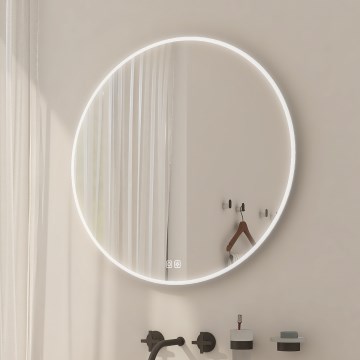 NIMCO ZP 26000RVX - Oglindă LED retroiluminată pentru baie, cu intensitate reglabilă LED/26W/230V 3000-6500K diametru 60 cm IP44